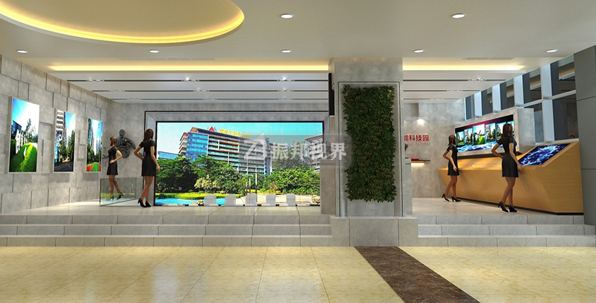 數(shù)字科技展廳設(shè)計(jì)效果圖